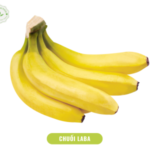 Chuối Laba Tươi Đà Lạt MVNorganic 1KG